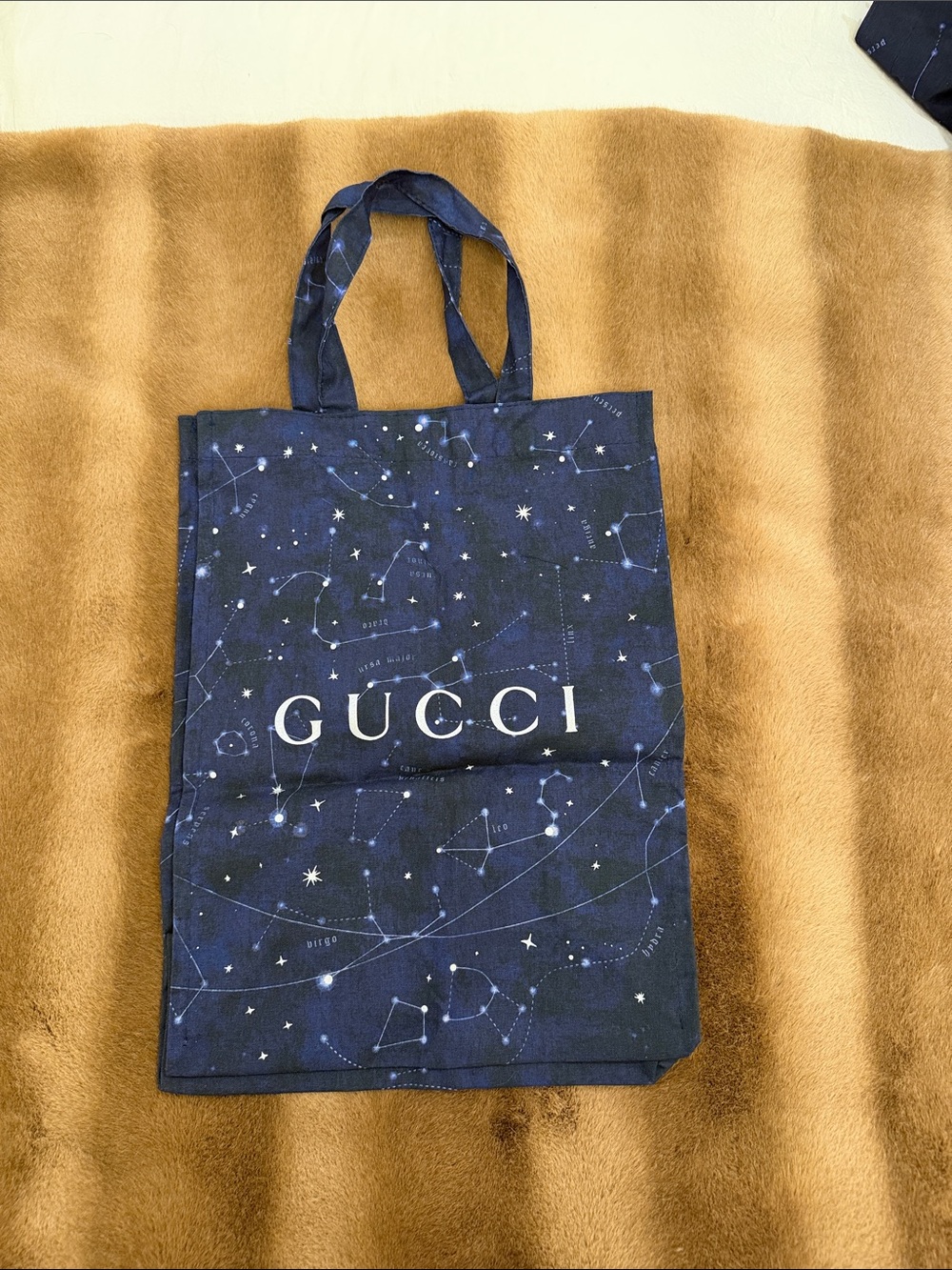 Gucci Navy Constellation Print Tote